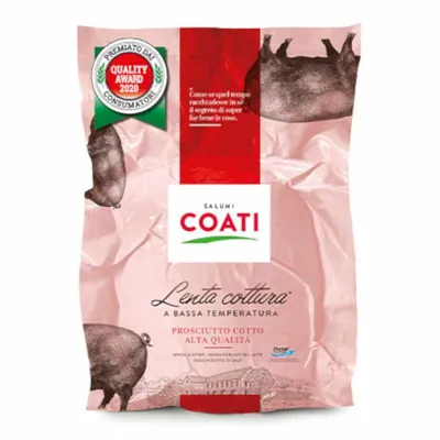 Coati high quality slow-cooked ham Lenta Cottura, 10 kg