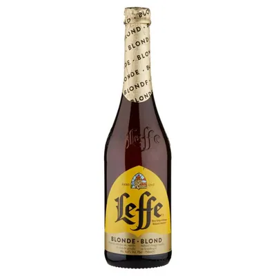 Leffe Blonde пиво, 0,75 л, 6,6%
