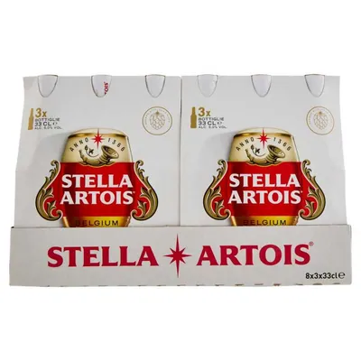 Stella Artois пиво, 3 × 0,33 л, 5%