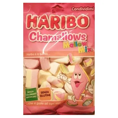 Haribo Chamallows Mallow Mix зефир маршмеллоу ассорти, 150 г