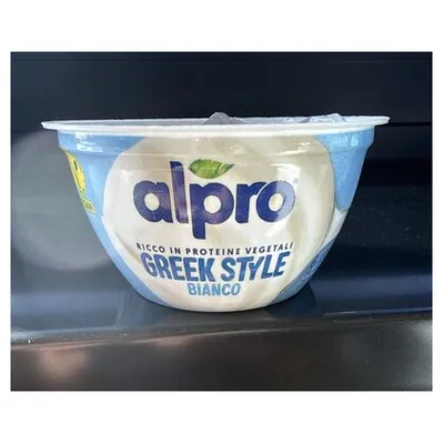 Alpro десерт соевый греческий стиль натуральный, 135 г