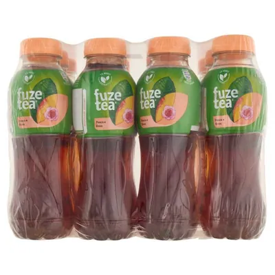 Fuzetea Холодный чай со вкусом персика и розы, ПЭТ, 400 мл