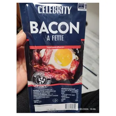 Celebrity бекон нарезка, 150 г