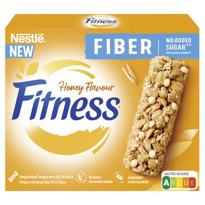 Nestlé Fitness honey fiber bars multipack, 80 g