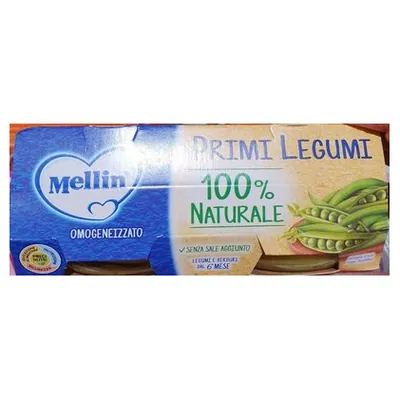 Mellin first legumes puree, 2x80 g