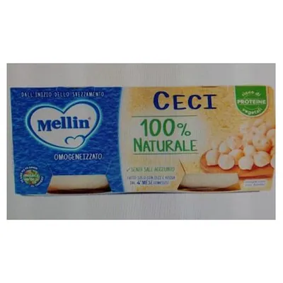 Mellin 100% natural chickpea puree, 2x80 g