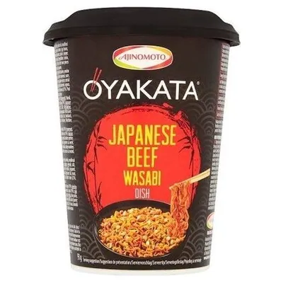 Oyakata лапша соба быстрого приготовления со вкусом говядины и васаби, 93 г
