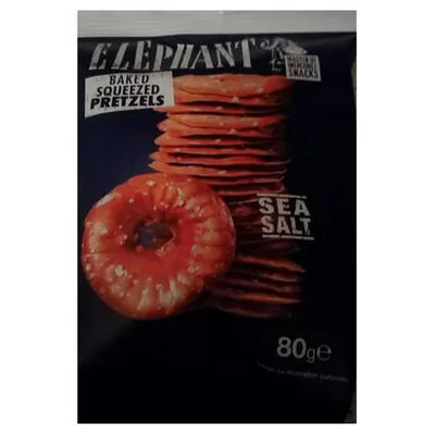 Elephant salted pretzels, 80 g