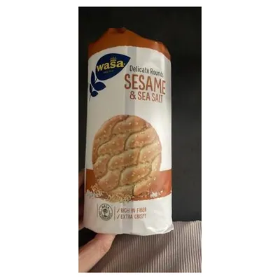 Wasa Runda Sesame хрустящие хлебцы с кунжутом, 290 г