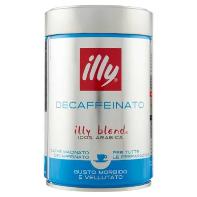 Illy Кофе молотый декофеинизированный, 250 г