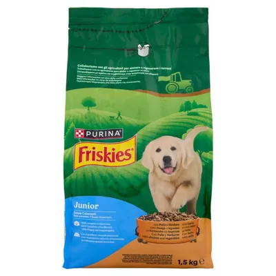 Purina Friskies Junior Vitafit dry dog food, 1.5 kg