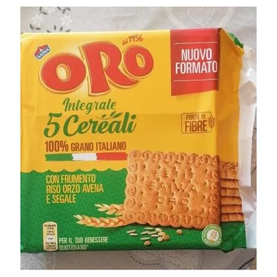 Oro Saiwa печенье 5 злаков, 420 г