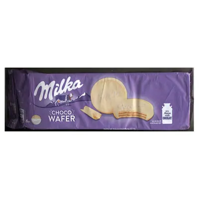Milka вафли Choco Wafer White, 180 г