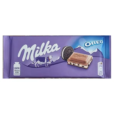 Milka шоколад с печеньем Oreo, 100 г