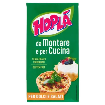 Hoplà unsweetened hydrogenated vegetable preparation, 500 ml