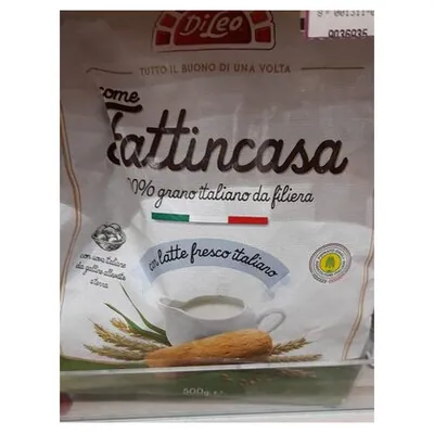 Di Leo Fattincasa milk biscuits, 500 g