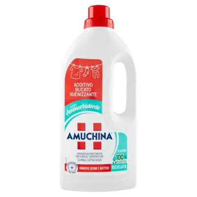 Amuchina Дезинфицирующая добавка для стирки с кондиционером Additivo Bucato Igienizzante, 1 л