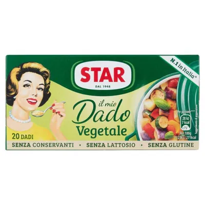 Star Vegetable stock cube, 20 pcs