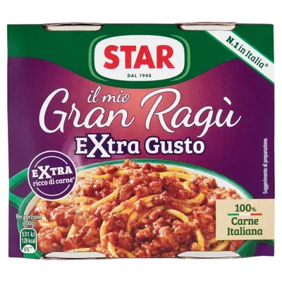 Star Соус мясной Granragu' Carne Extra Gusto, 2 шт. по 180 г