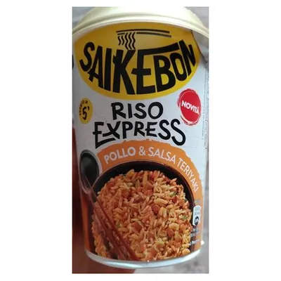 Saikebon Riso Express chicken and teriyaki sauce instant rice, 83 g