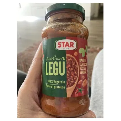 Star готовый соус с чечевицей и овощами Mio Gran Legù, 260 г