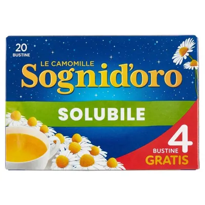 Sogni d'Oro растворимый ромашковый чай, 20 фильтр-пакетов