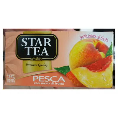 Star чай со вкусом персика, 25 пакетиков