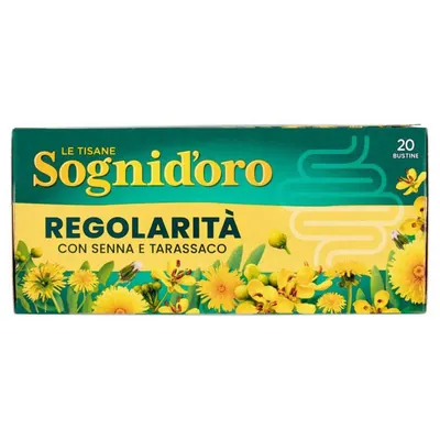 Sogni d'Oro Regularity Herbal Tea, 20 filter bags
