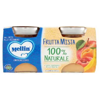 Mellin гомогенизированное пюре из мультифруктов, 2 шт. × 100 г