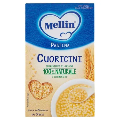 Mellin Пастина сердечки Cuoricini, 320 г