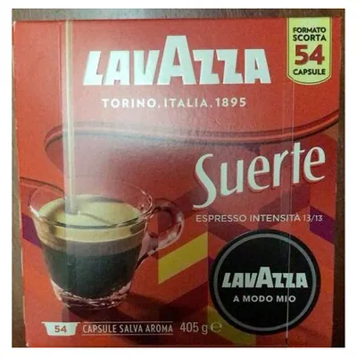Lavazza A Modo Mio Suerte coffee capsules, 54 pcs