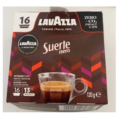 Lavazza A Modo Mio Suerte Nero coffee capsules, 16 pcs