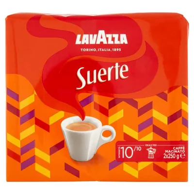 Lavazza Кофе молотый Suerte, 2 шт. по 250 г