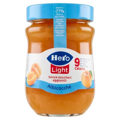 Hero Light джем абрикосовый, 280 г