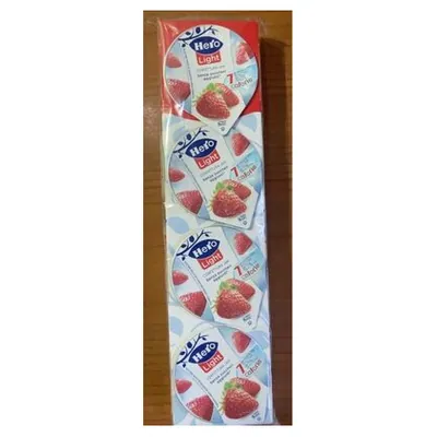 Hero Poker Light assorted light strawberry portion jam, 80 g