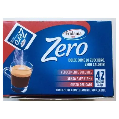 Eridania Zero sweetener in sticks, 42 pcs