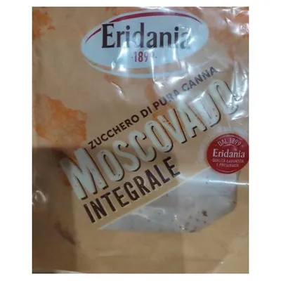 Eridania unrefined cane sugar Muscovado, 500 g