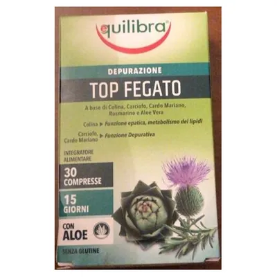 Equilibra Top Fegato для поддержки печени, 30 таблеток