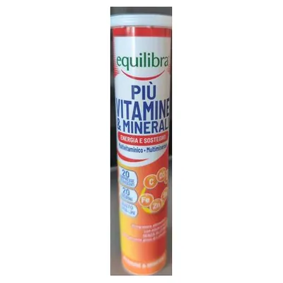 Equilibra Più Vitamine & Minerali витаминно-минеральный комплекс, 20 таблеток