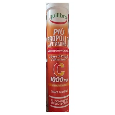 Equilibra Più Propoli с прополисом и витамином C, 20 таблеток