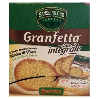 Buitoni цельнозерновые хрустящие хлебцы Granfetta, 16x2 шт., 240 г