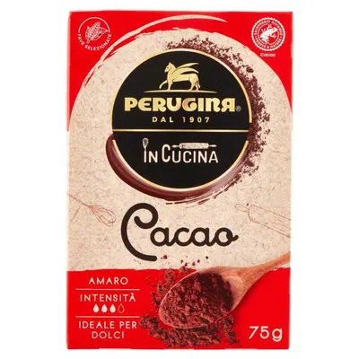 Perugina темное какао-порошок, 75 г