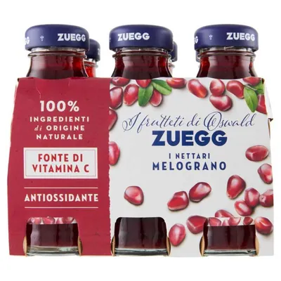 Zuegg I Frutteti di Oswald Italian pomegranate nectar, 6 × 125 ml