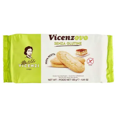 Matilde Vicenzi печенье савоярди Vicenzovo без глютена, 125 г