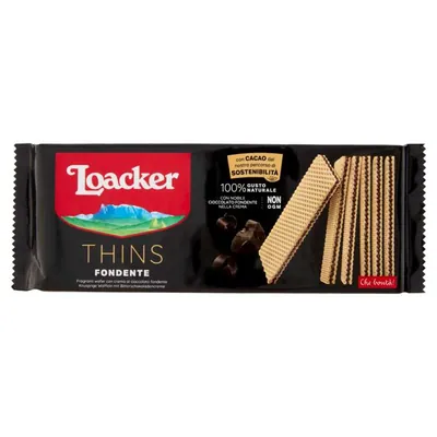 Loacker dark chocolate wafers, 150 g