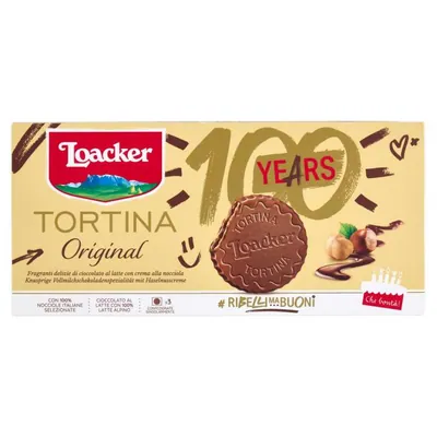 Loacker Tortina Original, 3 шт, 21 г