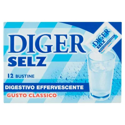 Diger Selz Digestivo effervescent digestive drink, 12 sachets, 0.042 kg