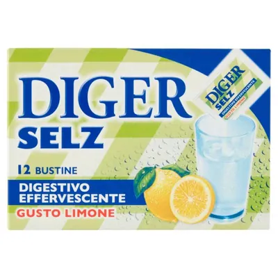 Diger Selz lemon effervescent drink, 12 sachets, 0.042 kg
