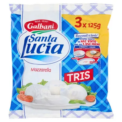 Santa Lucia Моцарелла, 3 × 100 г