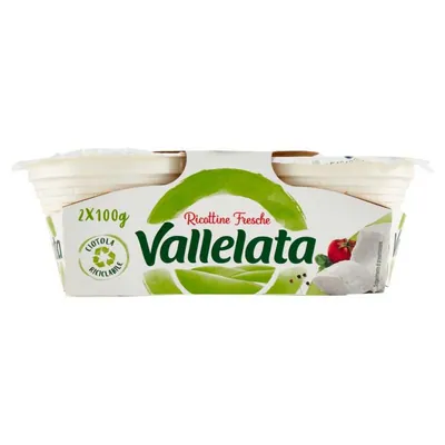 Vallelata мини-рикотта, 2 × 100 г